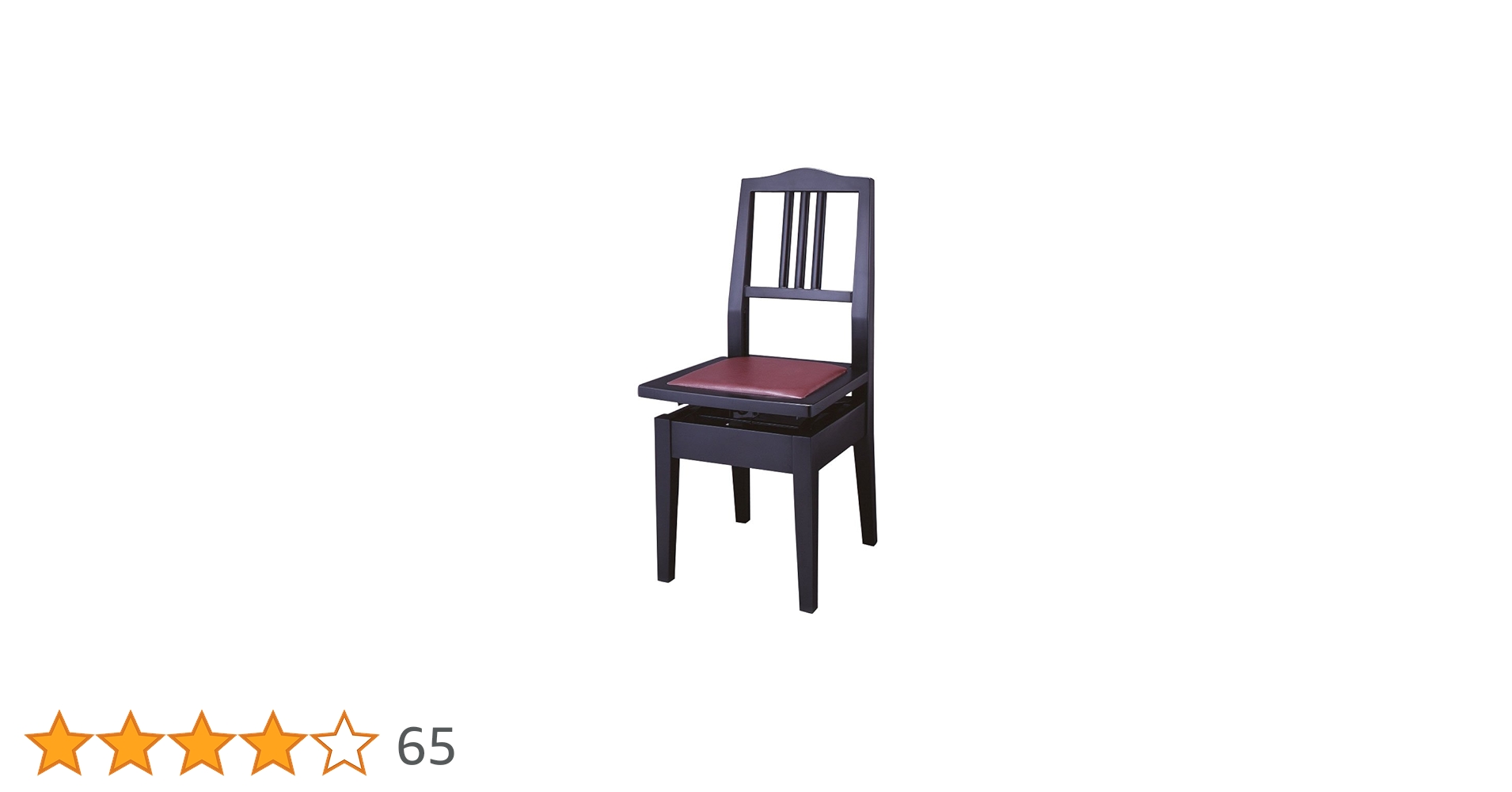 Amazon.co.jp: YAMAHA/ヤマハ 製 ピアノ専用椅子 No.5 A 黒/半艶塗装